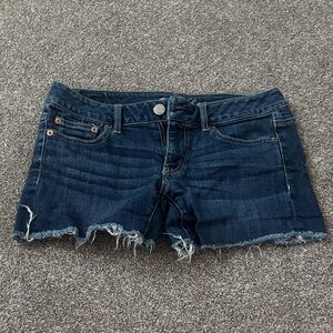 American Eagle Dark Indigo Jean Shorts